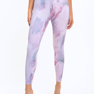 Jackie Abstract Watercolor Hi-Rise 7/8 Legging Womens Bottoms Leggings Threads 4 Thought 