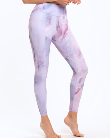 Jackie Abstract Watercolor Hi-Rise 7/8 Legging Womens Bottoms Leggings Threads 4 Thought 