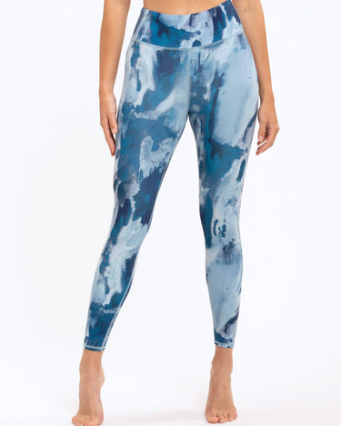 Jackie Abstract Watercolor Hi-Rise 7/8 Legging Womens Bottoms Leggings Threads 4 Thought 