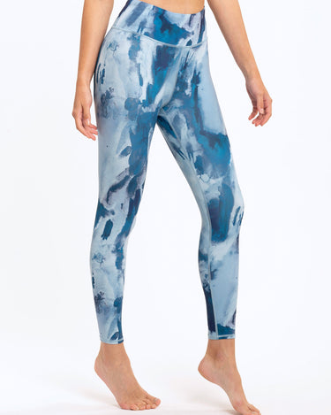 Jackie Abstract Watercolor Hi-Rise 7/8 Legging Womens Bottoms Leggings Threads 4 Thought 