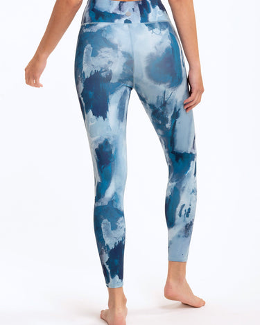 Jackie Abstract Watercolor Hi-Rise 7/8 Legging Womens Bottoms Leggings Threads 4 Thought 