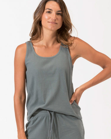 Mellie Soft Rib Tank Womens Tops Sleep Threads 4 Thought 