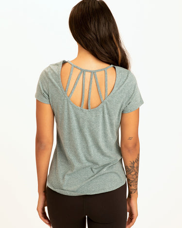 Moiraine Back Cut Out Tee Womens Tops Short Threads 4 Thought 