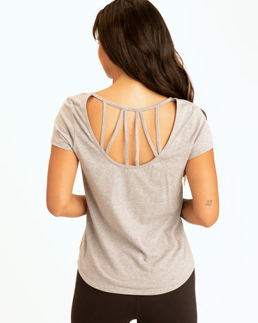 Moiraine Back Cut Out Tee Womens Tops Short Threads 4 Thought 