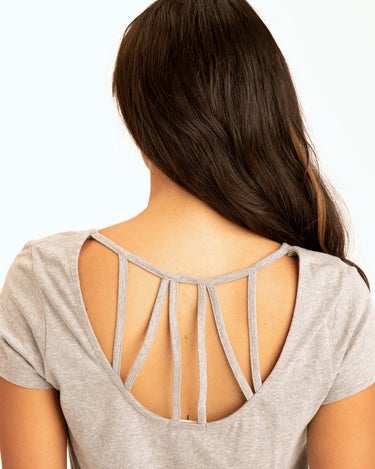 Moiraine Back Cut Out Tee Womens Tops Short Threads 4 Thought 