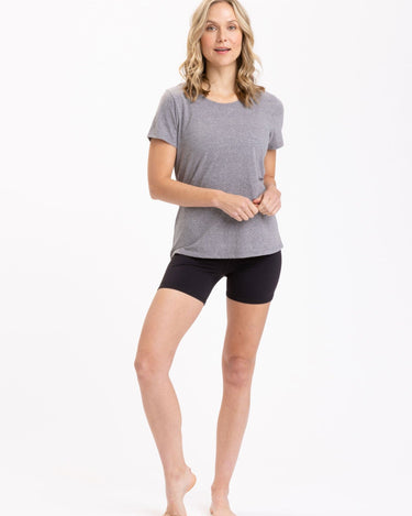 Odette Triblend Crew Tee Womens Tops Short Threads 4 Thought 