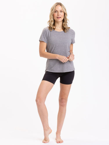 Odette Triblend Crew Tee Womens Tops Short Threads 4 Thought 