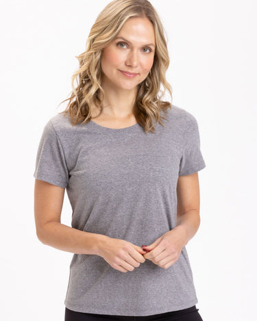 Odette Triblend Crew Tee Womens Tops Short Threads 4 Thought 