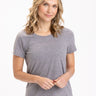 Odette Triblend Crew Tee Womens Tops Short Threads 4 Thought 