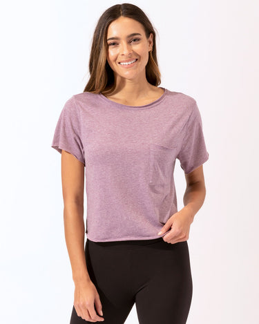 Maggie Triblend Tee Womens Tops Short Threads 4 Thought 