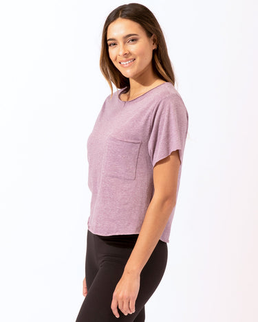 Maggie Triblend Tee Womens Tops Short Threads 4 Thought 