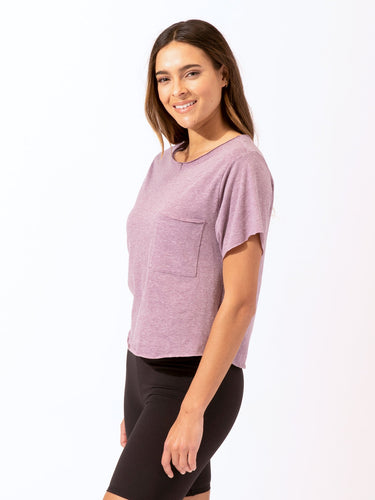 Maggie Triblend Tee Womens Tops Short Threads 4 Thought 