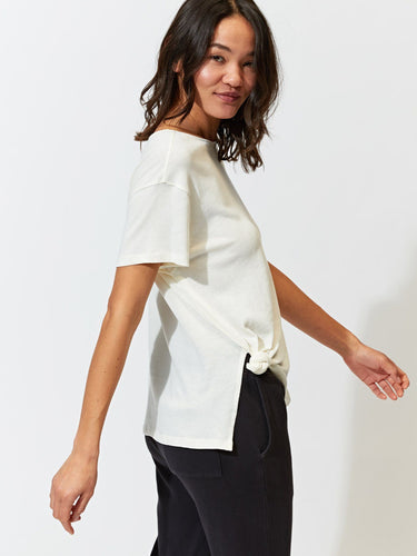 Rebekah Knotted Tee Womens Tops Tee Threads 4 Thought