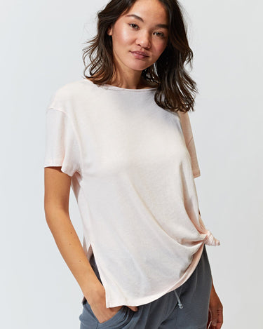 Rebekah Knotted Tee Womens Tops Tee Threads 4 Thought