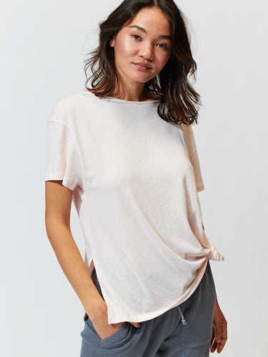 Rebekah Knotted Tee Womens Tops Tee Threads 4 Thought