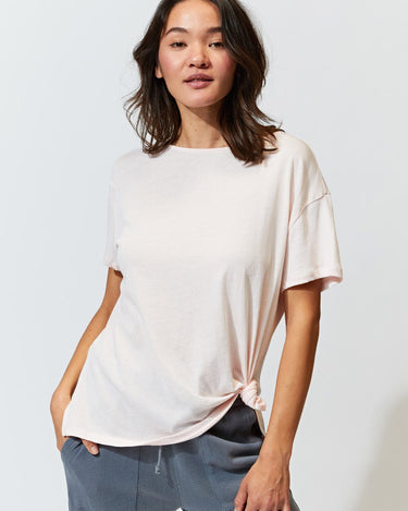 Rebekah Knotted Tee Womens Tops Tee Threads 4 Thought