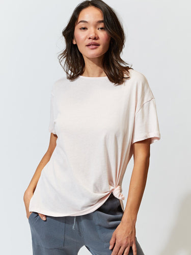 Rebekah Knotted Tee Womens Tops Tee Threads 4 Thought