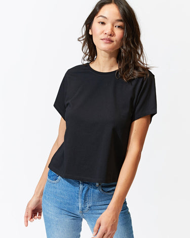 Invincible Cropped Crew Tee Womens Tops Tee Threads 4 Thought