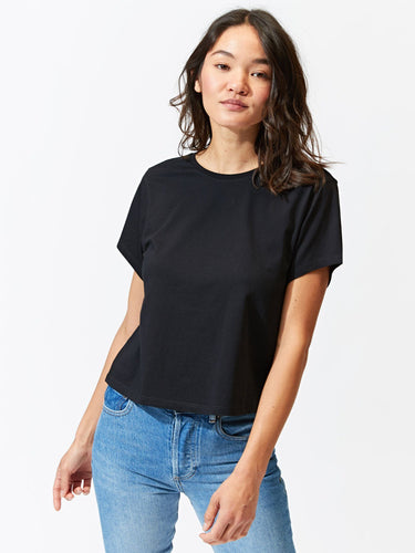 Invincible Cropped Crew Tee Womens Tops Tee Threads 4 Thought