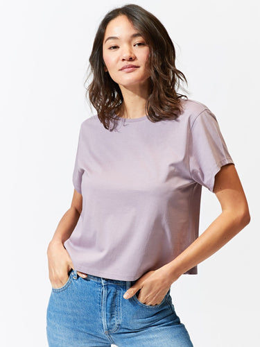 Women’s Invincible Cropped Crew Tee Womens Tops Tee Threads 4 Thought