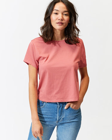 Invincible Cropped Crew Tee Womens Tops Tee Threads 4 Thought