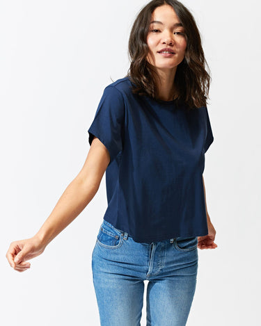 Invincible Cropped Crew Tee Womens Tops Tee Threads 4 Thought