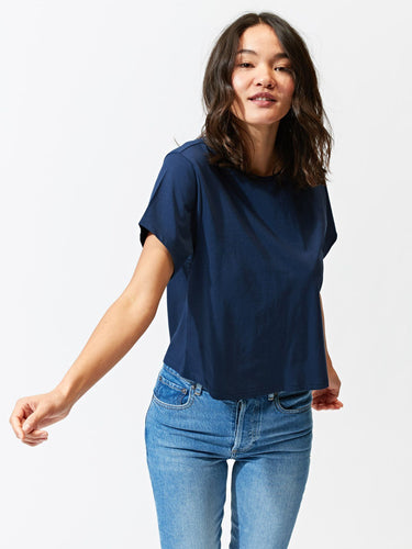 Invincible Cropped Crew Tee Womens Tops Tee Threads 4 Thought