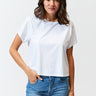 Invincible Cropped Crew Tee Womens Tops Tee Threads 4 Thought