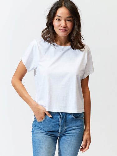 Invincible Cropped Crew Tee Womens Tops Tee Threads 4 Thought