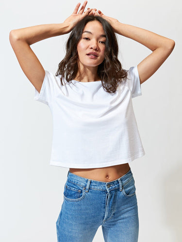 Invincible Cropped Crew Tee Womens Tops Tee Threads 4 Thought