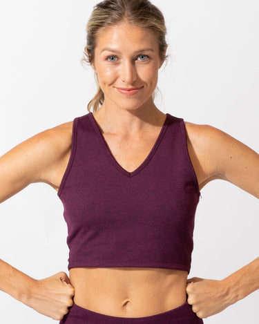 Maliha Twist-Back Top Womens Tops SportsBra Threads 4 Thought 