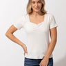 Genevieve Sweetheart Rib Top Womens Tops Threads 4 Thought 