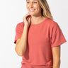 Drop Shoulder Tee Womens Tops Tee Threads 4 Thought 