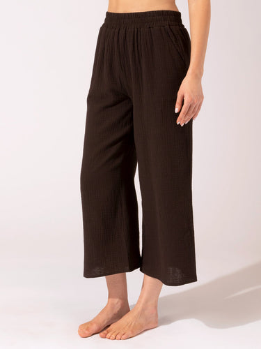 Ivanna Gauze Wide Leg Pant Womens Bottoms Pants Threads 4 Thought 