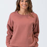 WoInvincible Fleece Pullover Crew Womens Outerwear Sweatshirt Threads 4 Thought 