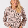 Samira Animal Print Sweatshirt Womens Outerwear Sweatshirt Threads 4 Thought 