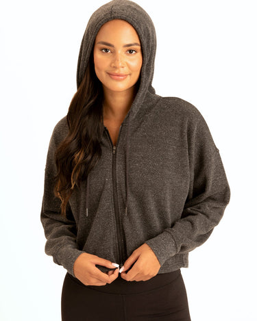 Venetia Crop Hoodie Womens Outerwear Sweatshirt Threads 4 Thought 