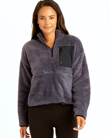 Katya Half-Zip Pullover Womens Outerwear Sweatshirt Threads 4 Thought 