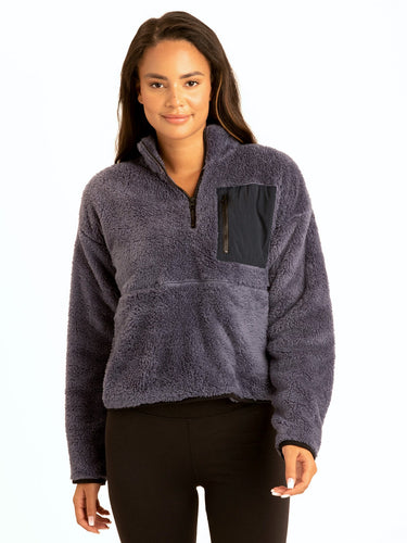 Katya Half-Zip Pullover Womens Outerwear Sweatshirt Threads 4 Thought 