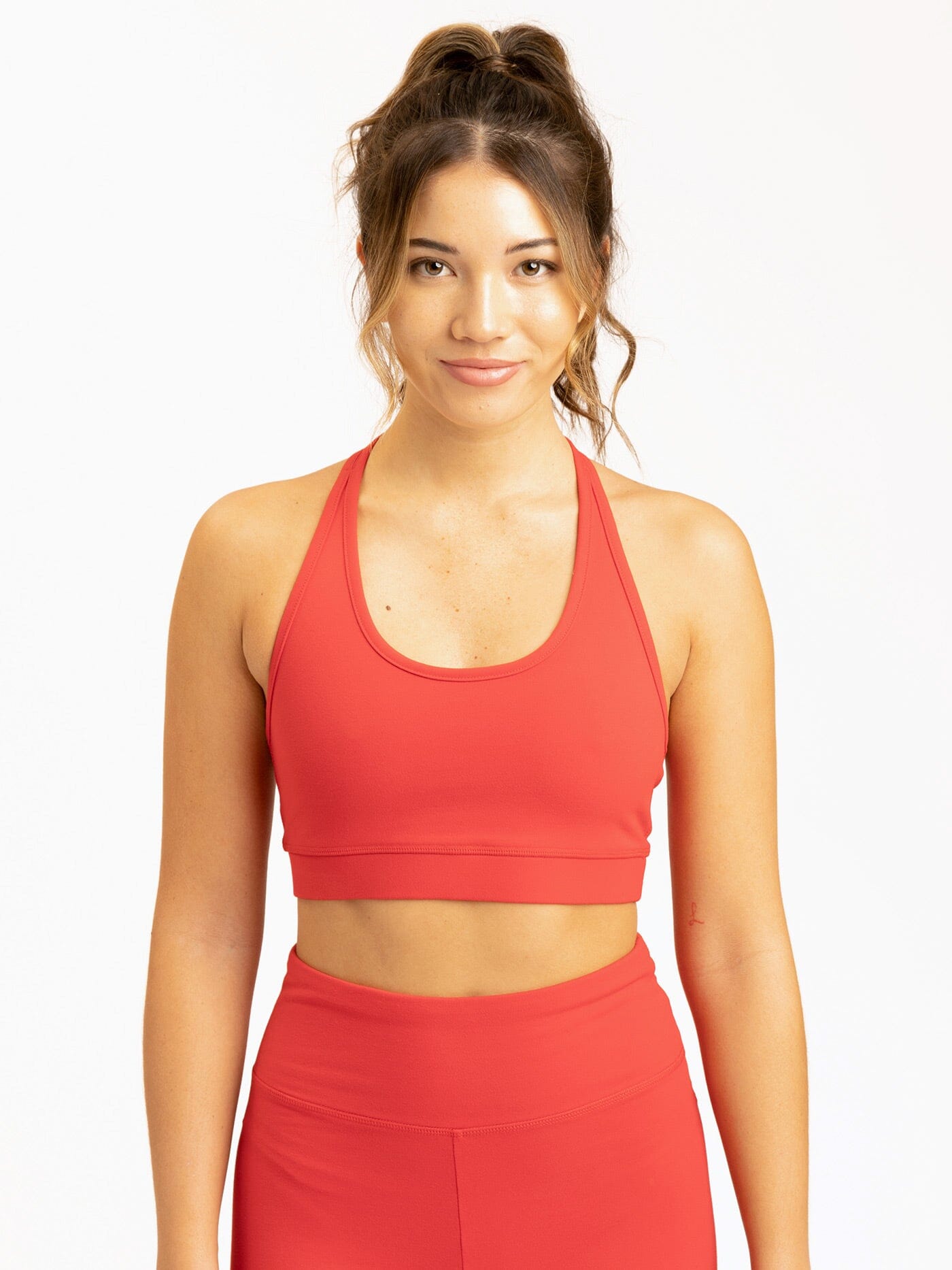 Sports Bras For Teens Widened Shoulder Straps S Red