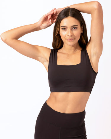 Amorette Square Neck Sports Bra – Threads 4 Thought