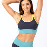 Yasmina Rib Mix Sports Bra Womens Tops Sports Bra Threads 4 Thought 