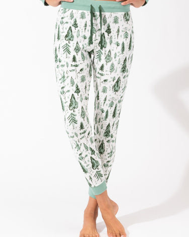 Women's Pine Forest Pajama Set Womens Pajamas Threads 4 Thought 