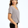 Ada Triblend V-Neck Tee Womens Tops Short Threads 4 Thought 