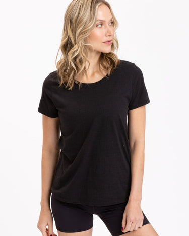 Odette Triblend Crew Tee Womens Tops Short Threads 4 Thought 