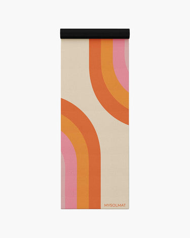 The Retro Stripe Mat Yoga Mat MY SOL MAT